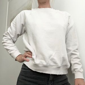 LACAUSA sweatshirt in very soft gray/blue